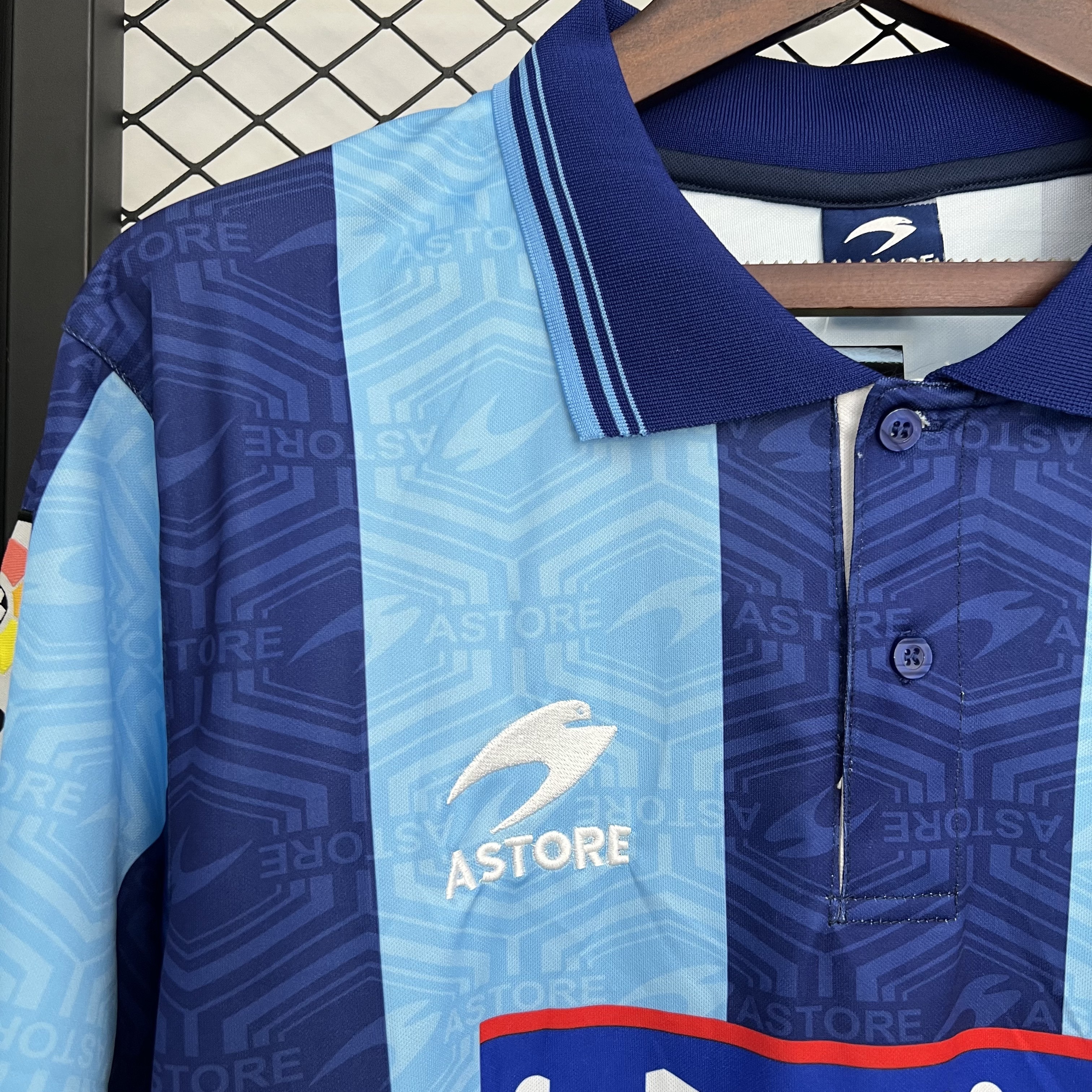 Retro Gijon 2002/03 Third with La liga Patch S-XXL