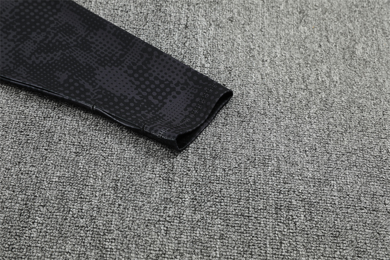 Adult / Kids AC 25/26 Half Zipper Training Suit Black