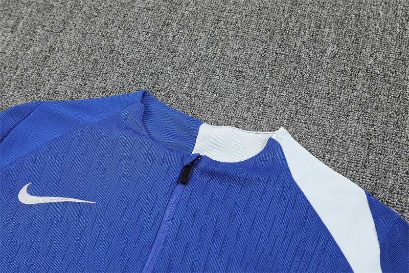 Adult / Kids Chlelsea 25/26 Half Zipper Training Suit Blue