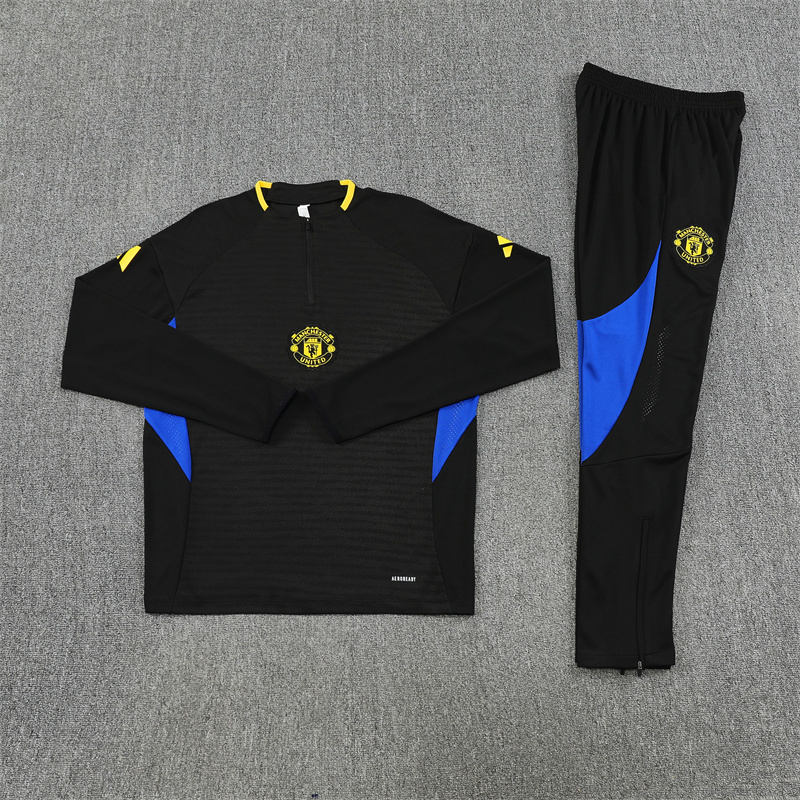 Adult / Kids 2526 Man Utd Half Zipper Training Suit