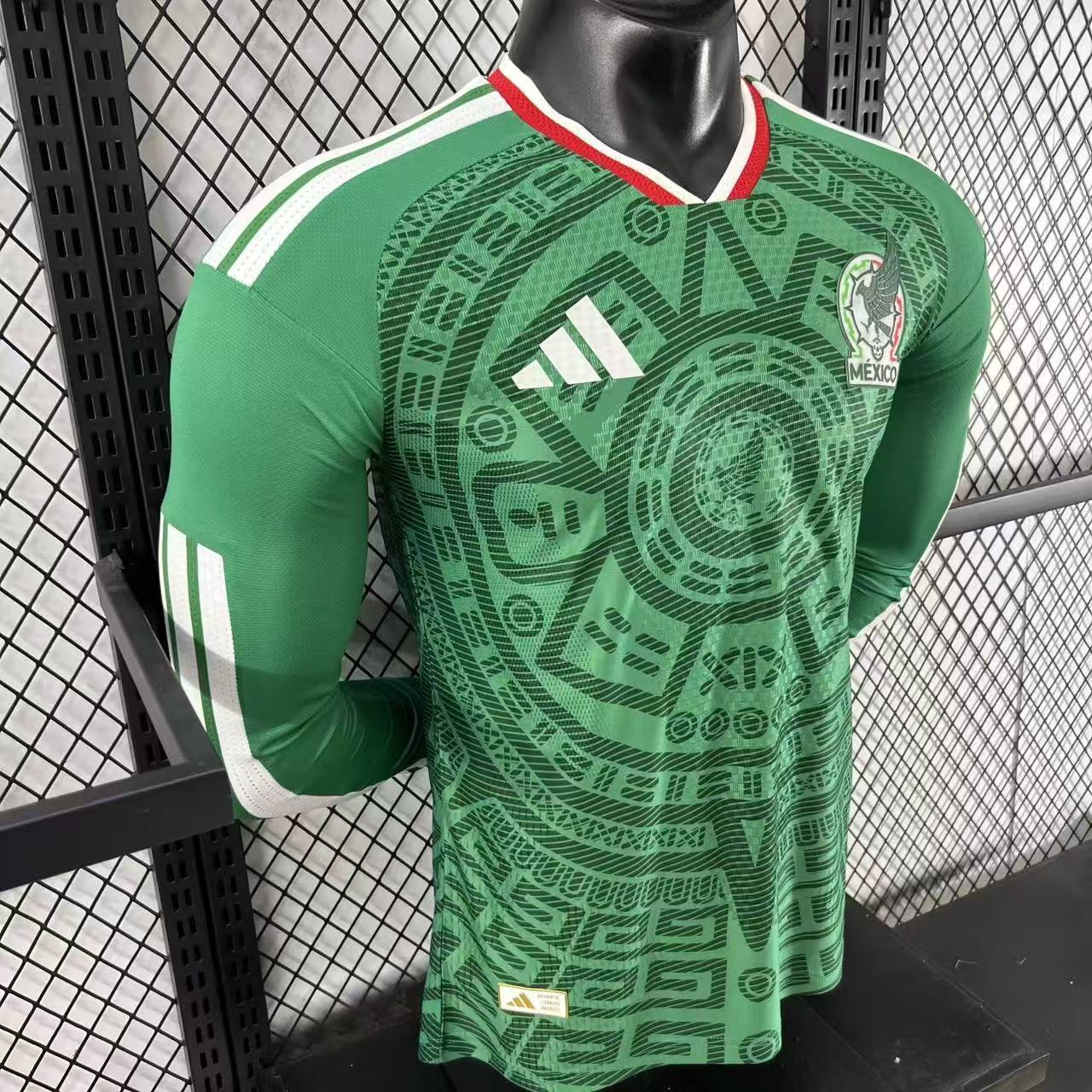 Player Version 2026 World Cup Mexico Home Jersey Long Sleeves S-3XL