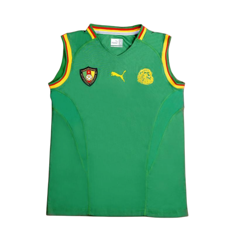 Retro Cameroon 2002 Home Sleevsless S-XXL