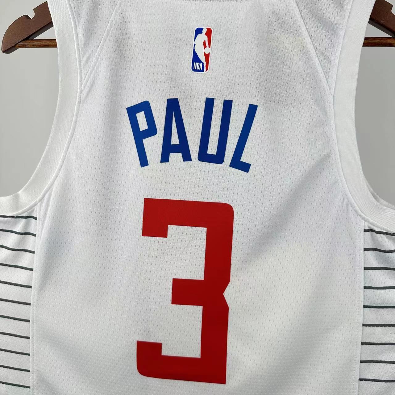 23 Season Los Angeles Clippers Home White  No.3 Paul
