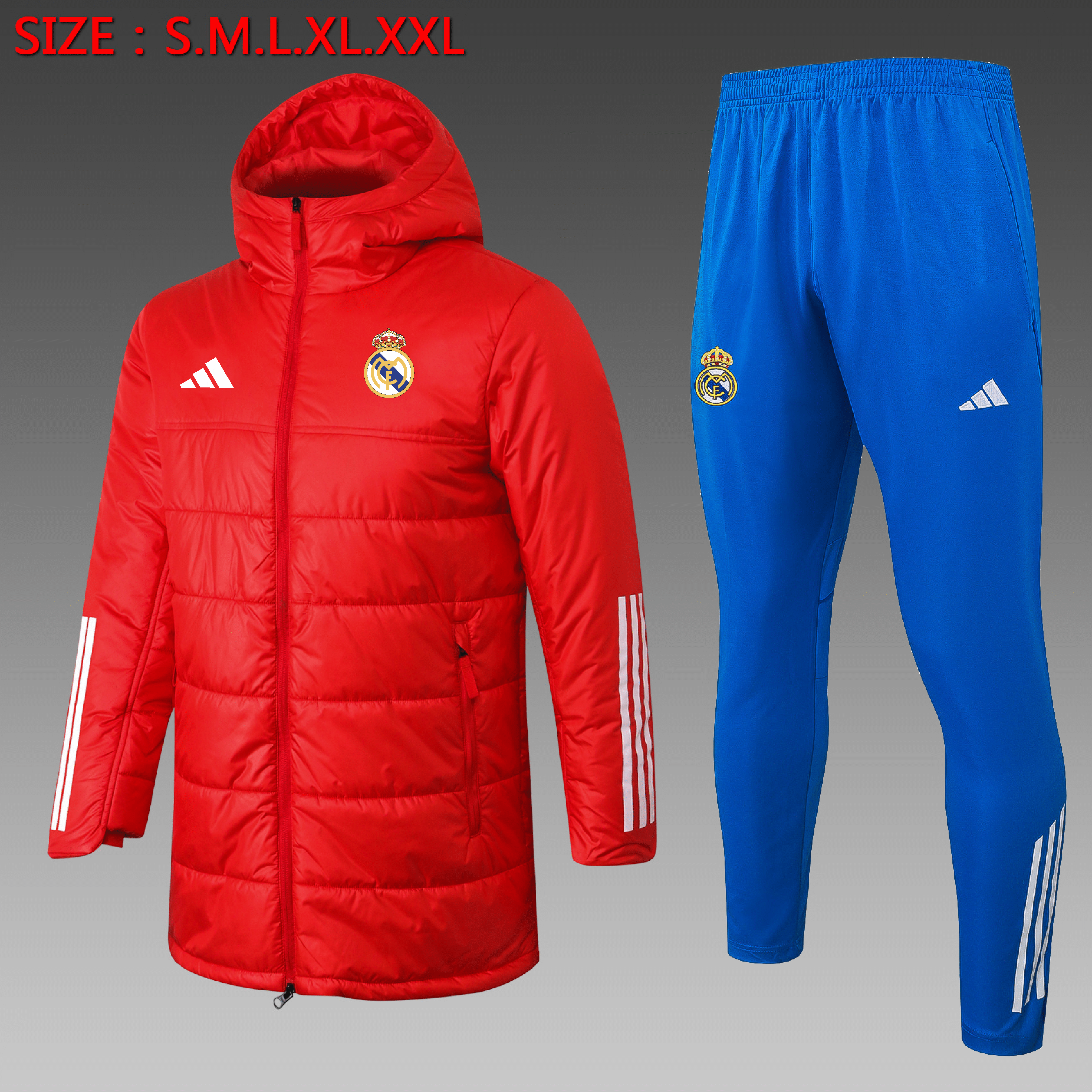 Cotton coat + pants (varies teams)