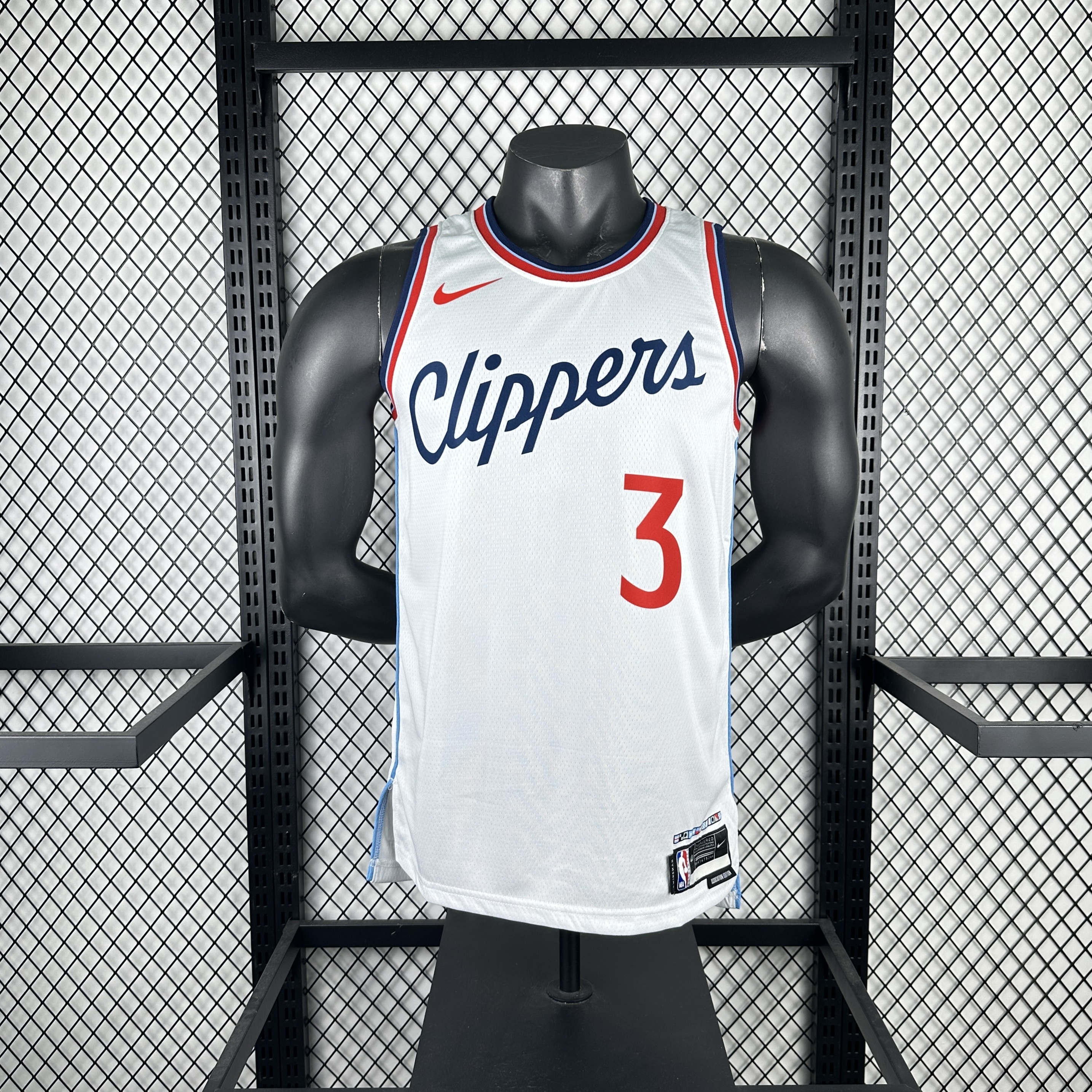 25 Season Los Angeles Clippers White No.3 Paul