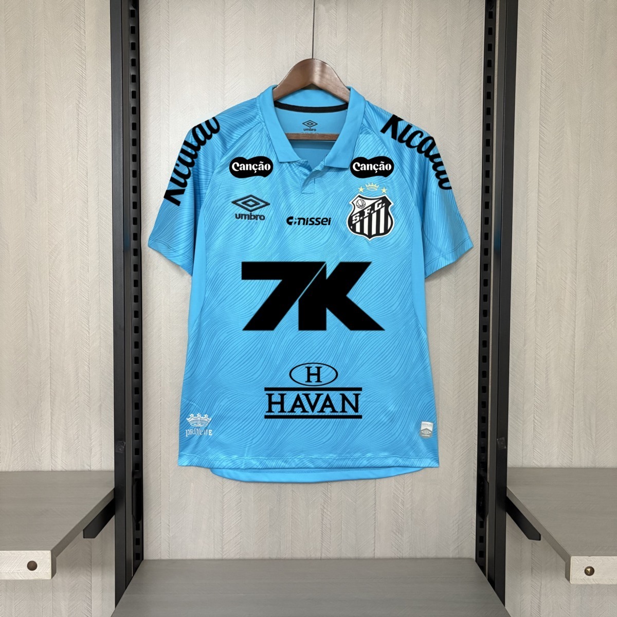 All sponsord Santos 25/26 Third Blue S-4XL