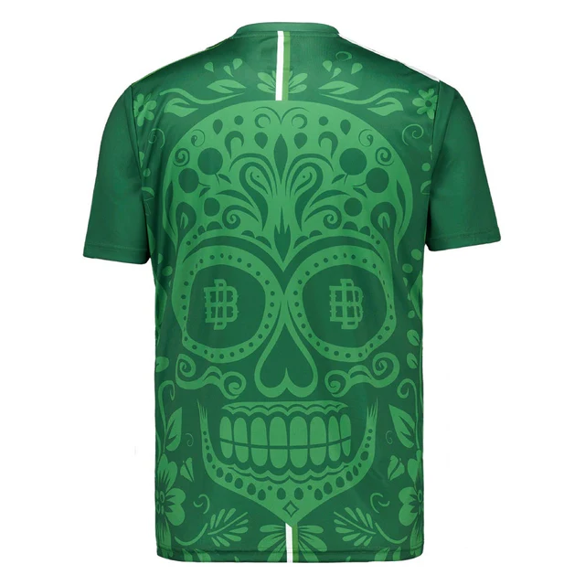 Camiseta Día De Muertos Hombre Verde