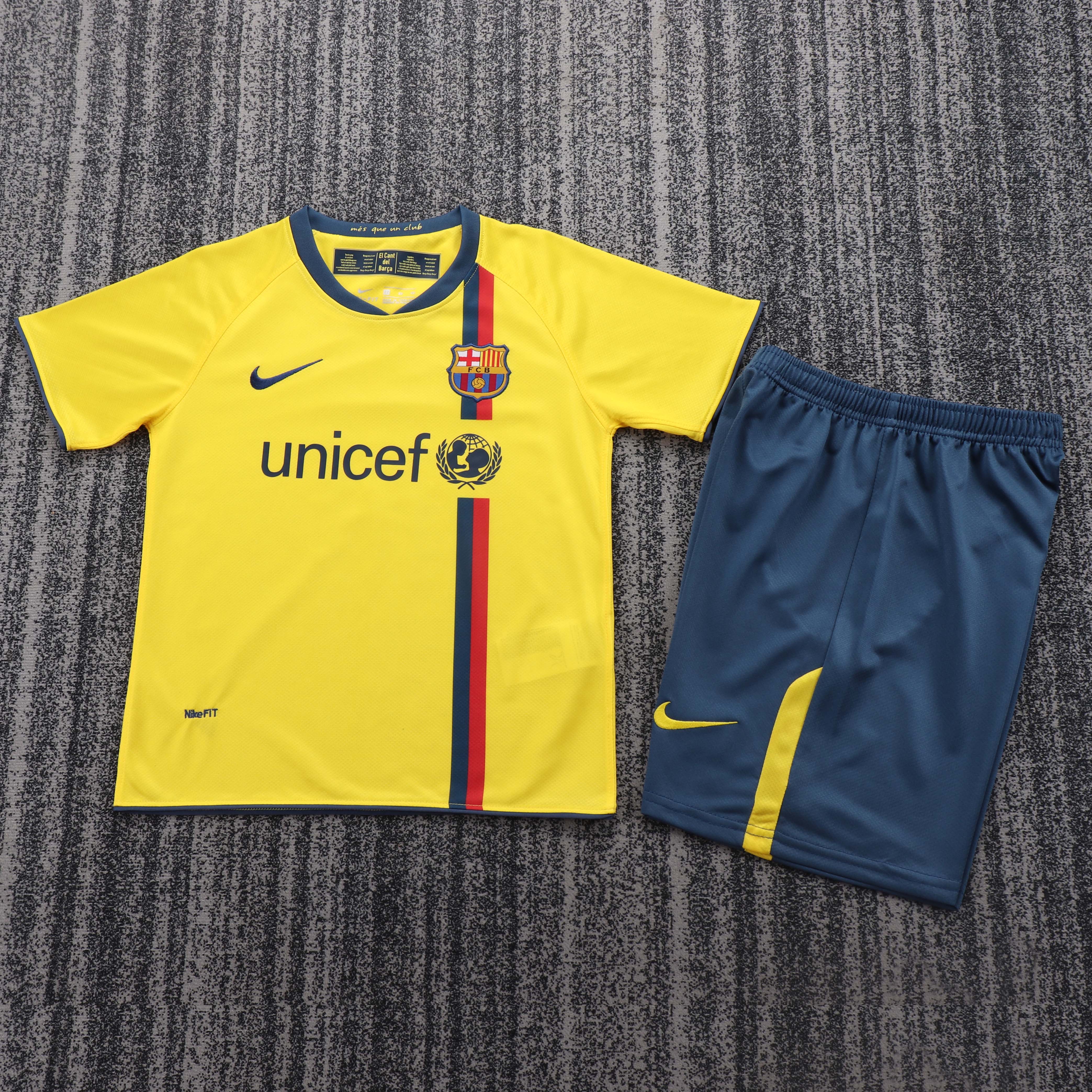 Kids kit Barcelona 08/09 Away