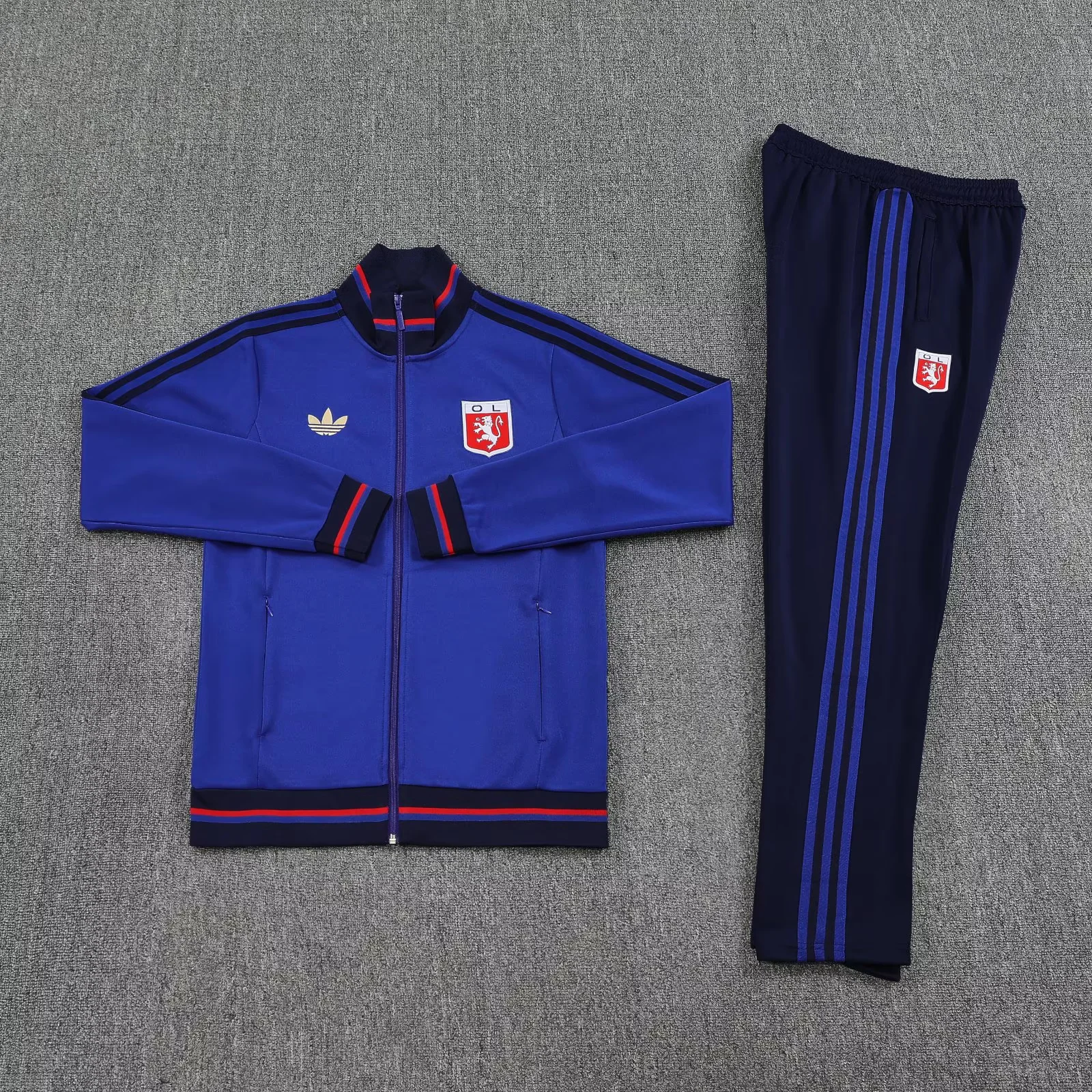 Lyon Full Zipper Training Suit Blue