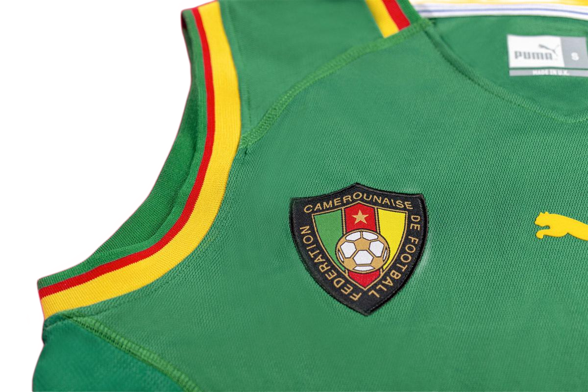 Retro Cameroon 2002 Home Sleevsless S-XXL