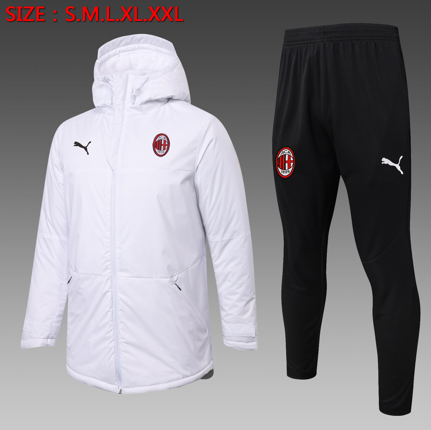 Cotton coat + pants (varies teams)