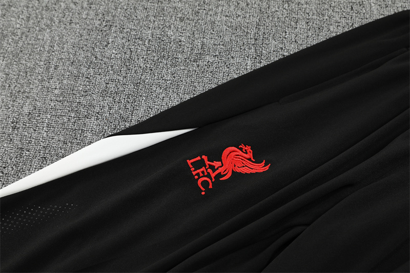 Adult / Kids 2526 LVP Half Zipper Training Suit Black