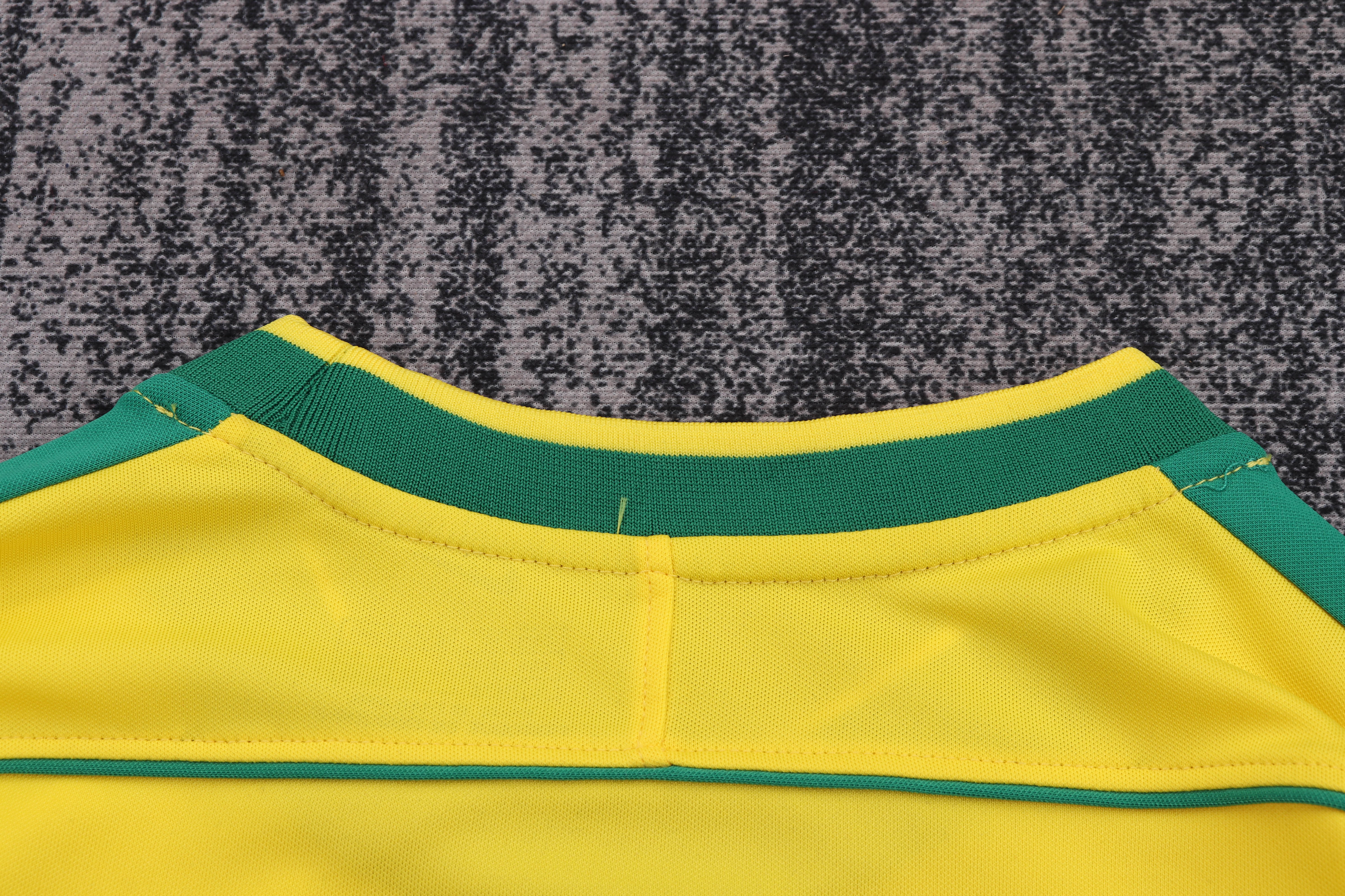 Kids Retro Brazil 1998 Home Long Sleeves 16-28