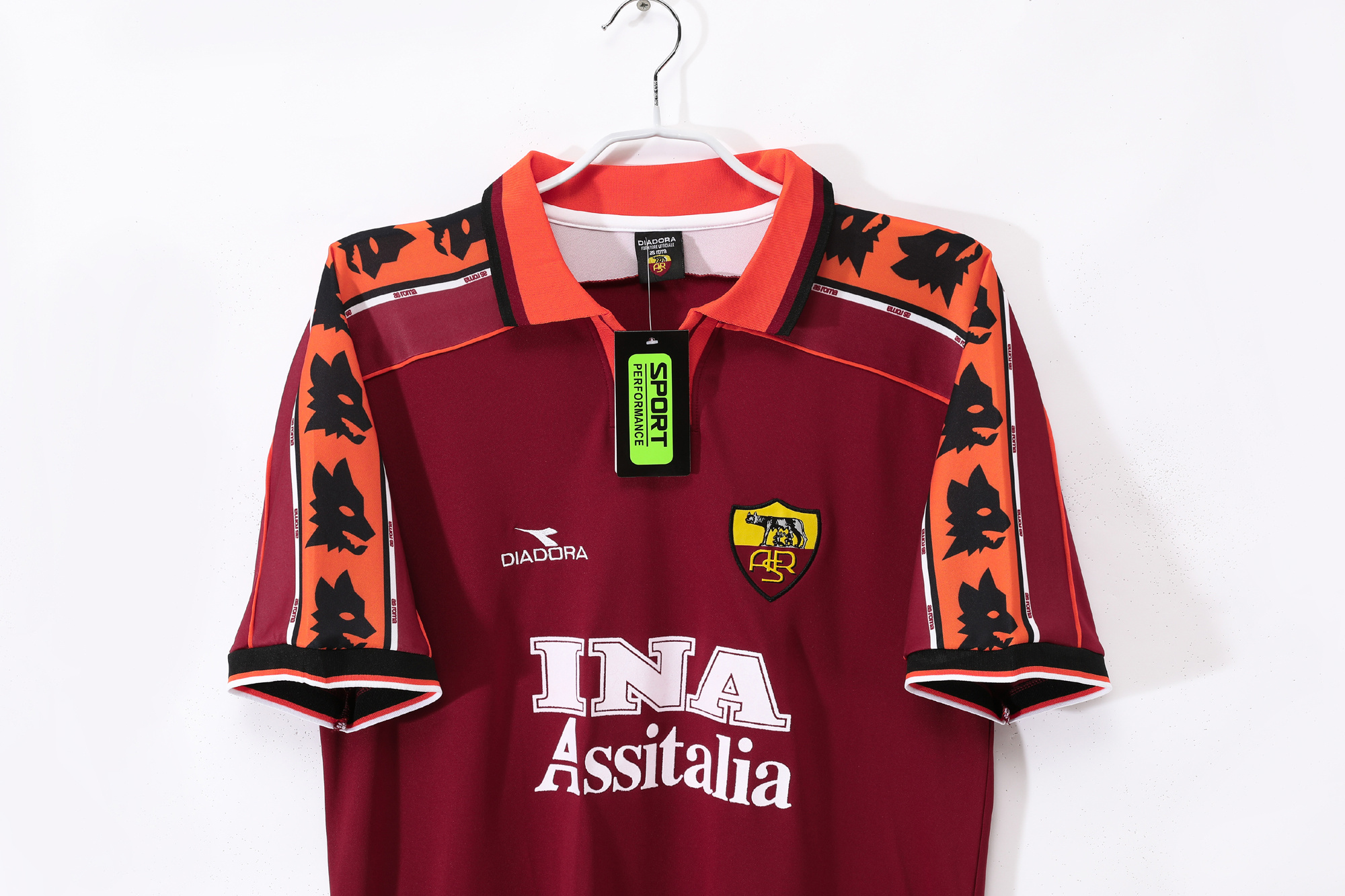 Retro Roma 98/99 Home Jersey  S-XXL