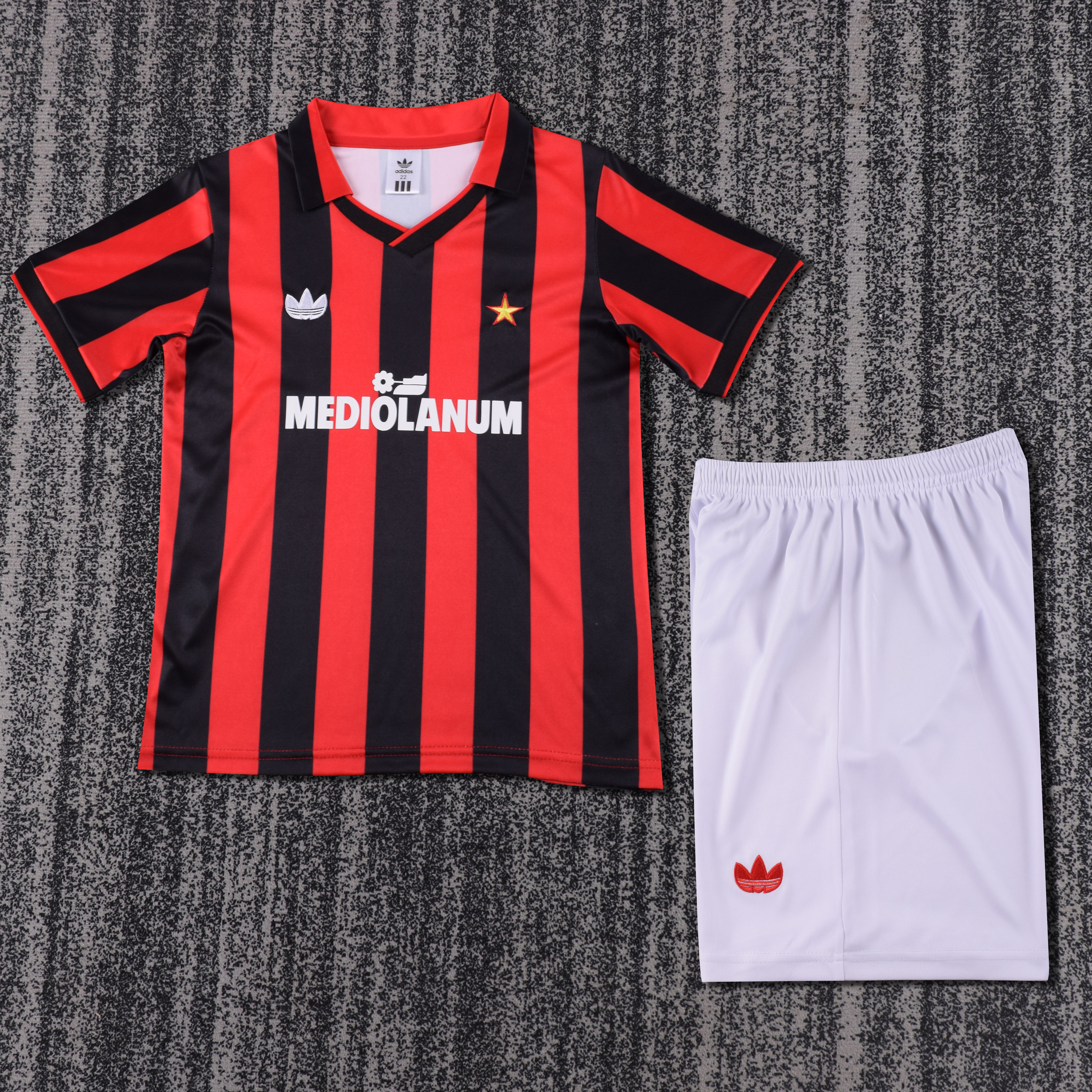 Kids Retro Kit AC Milan 90/91 Home