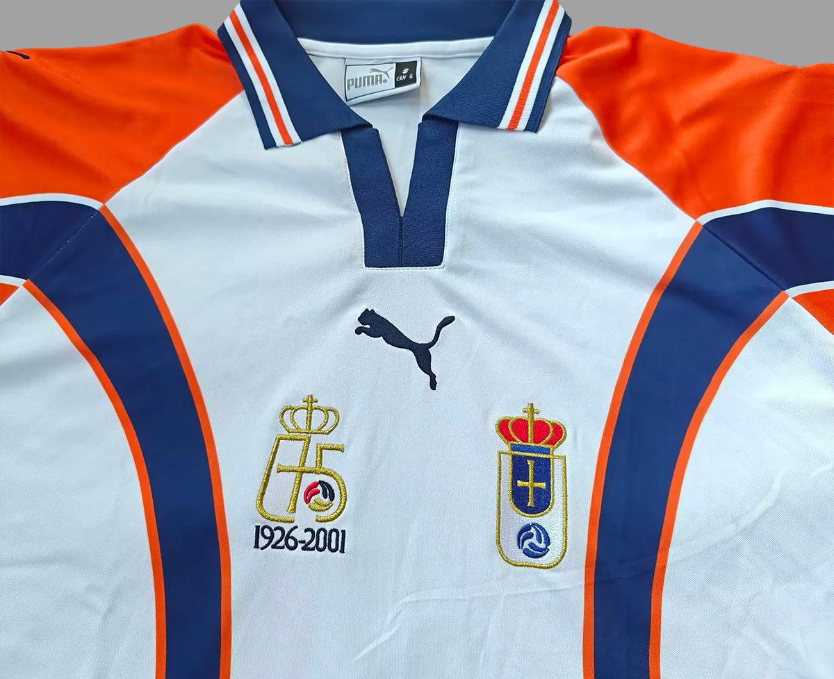 Retro Real Oviedo 2001 Away Jersey S-4XL