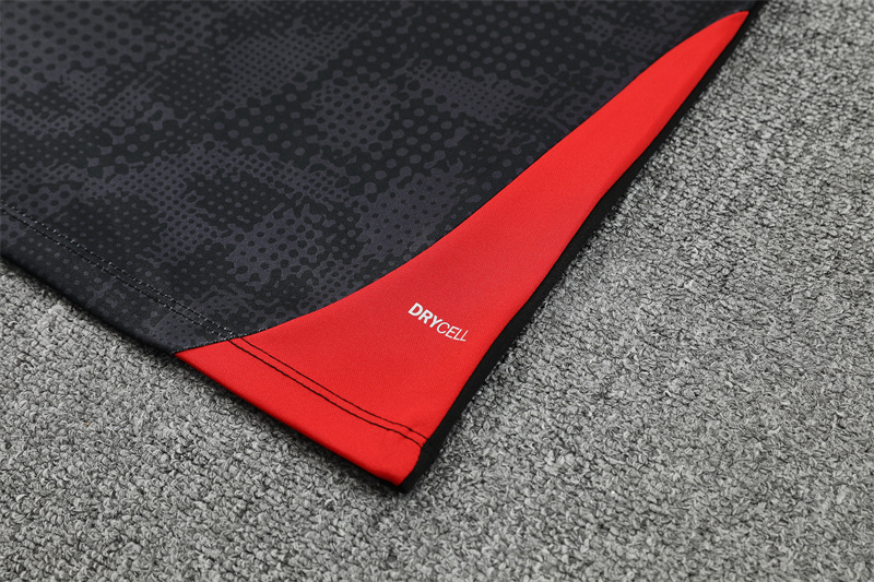 Adult / Kids AC 25/26 Half Zipper Training Suit Black