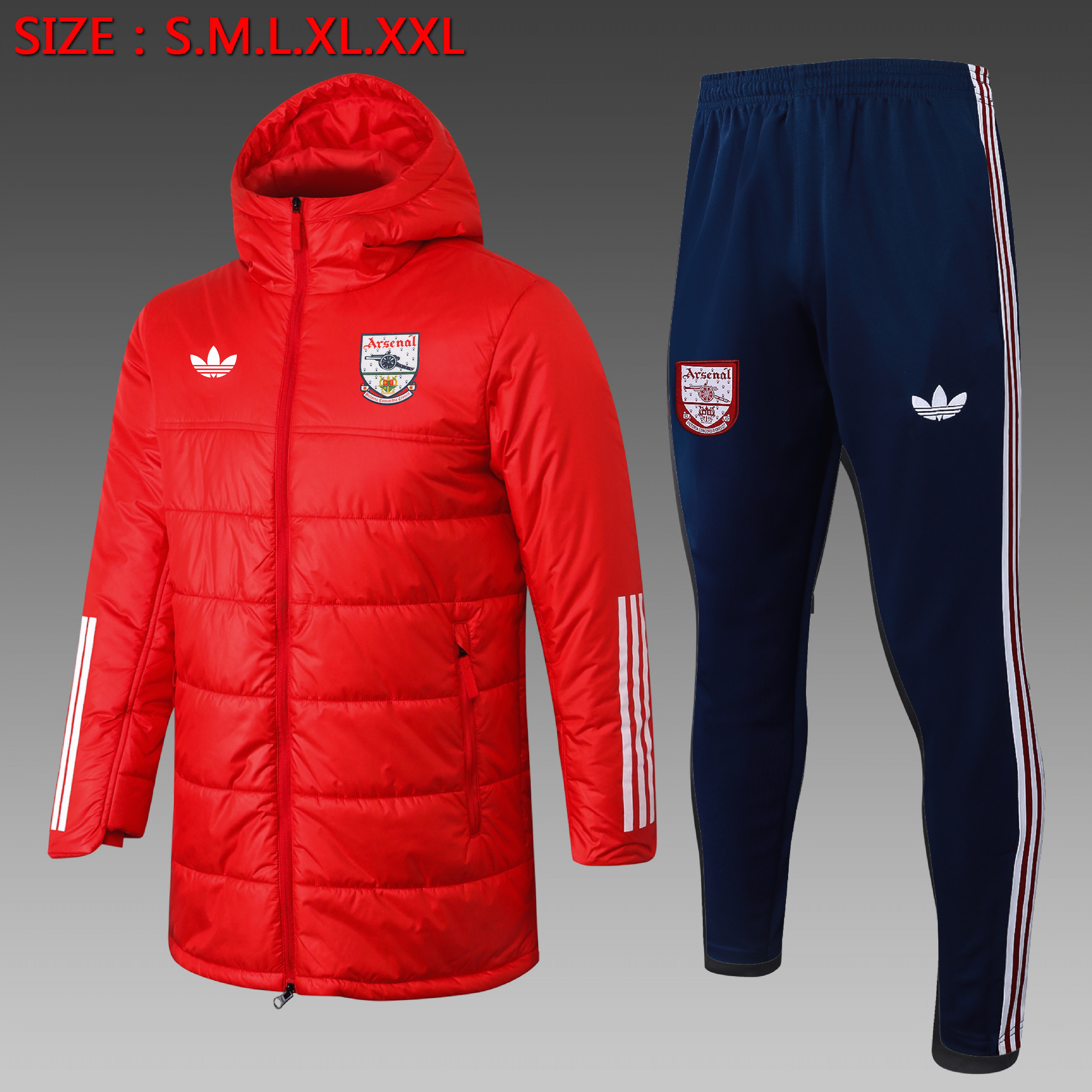 Cotton coat + pants (varies teams)