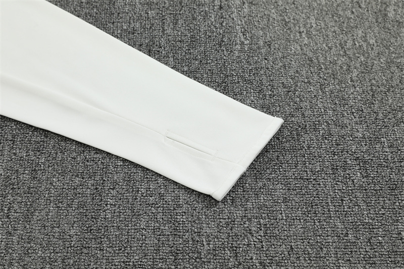 Adult / Kids 2526 LVP Half Zipper Training Suit Cream