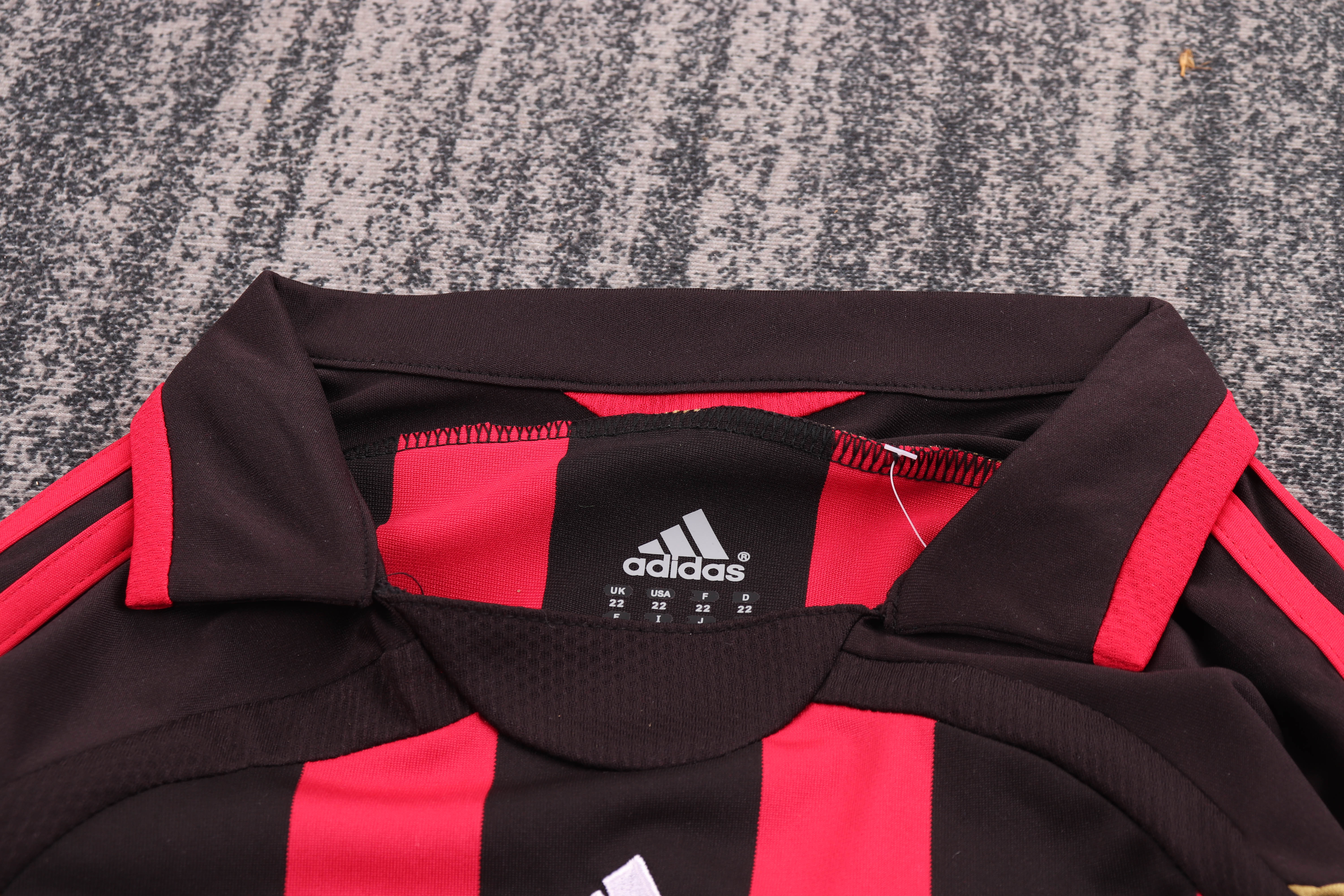 Kids Retro Kit AC Milan 06/07 Home Long Sleeves