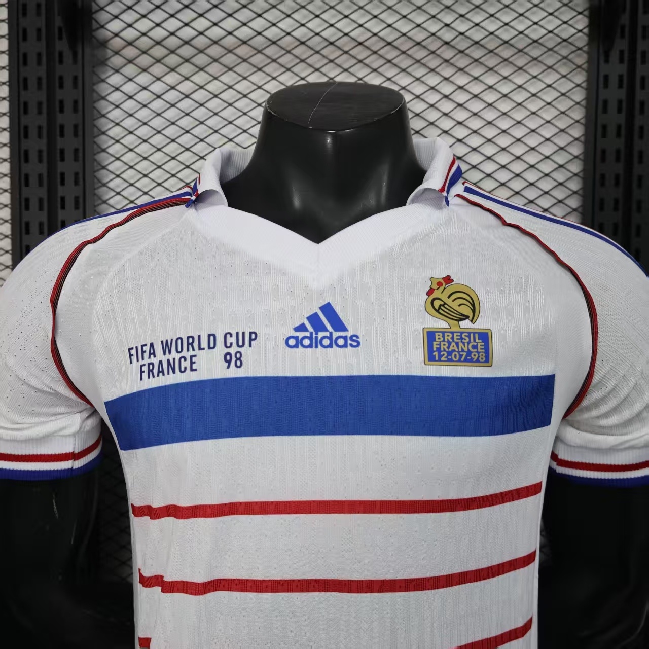 Player Version Retro France 1998 Away Jersey S-XXL