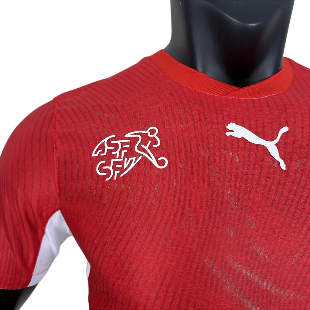 Player Version 2026 World Cup Switzerland Home Jersey S-XXL