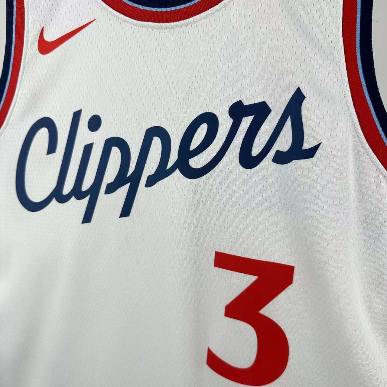25 Season Los Angeles Clippers White No.3 Paul
