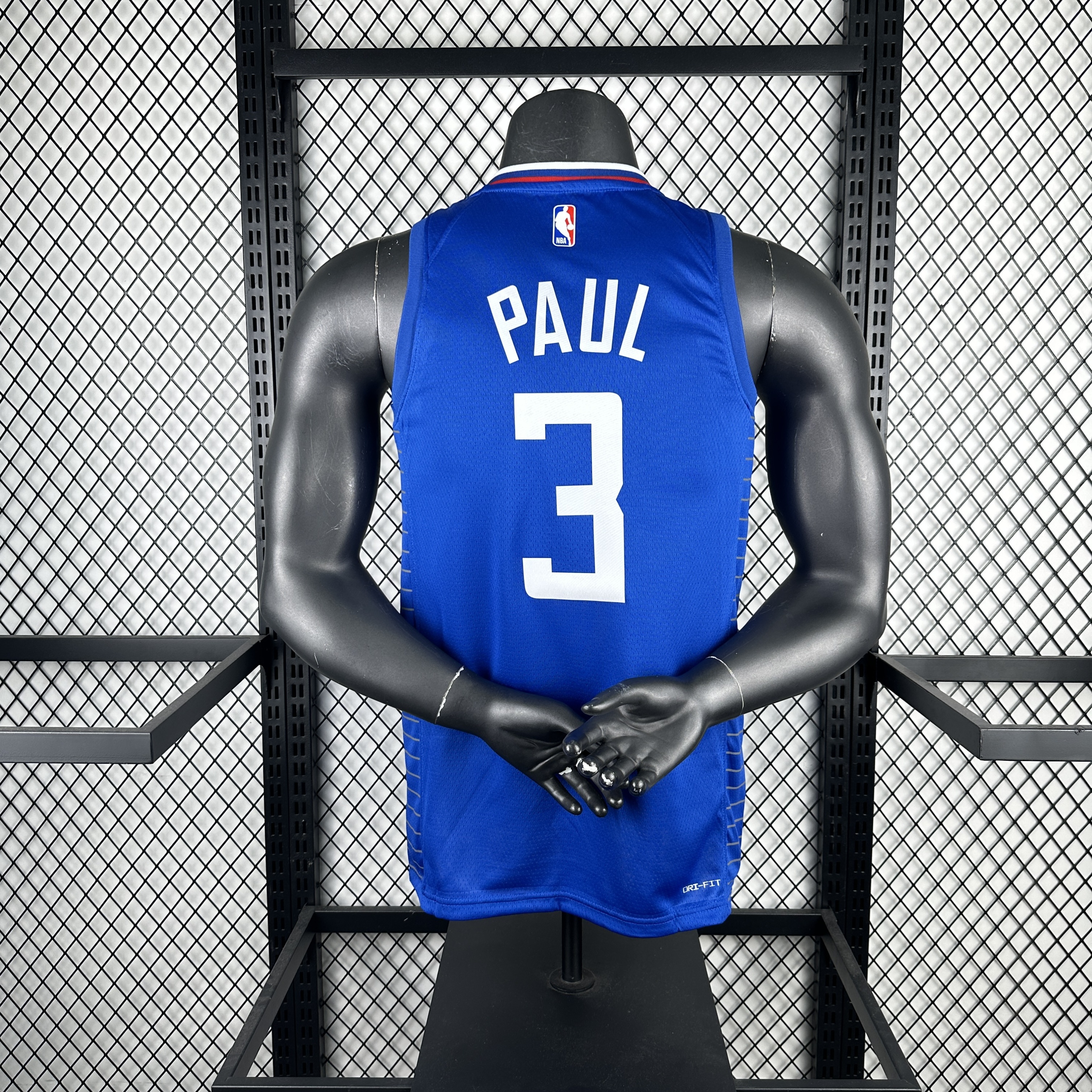 23 Season Los Angeles Clippers Away Blue  No.3 Paul