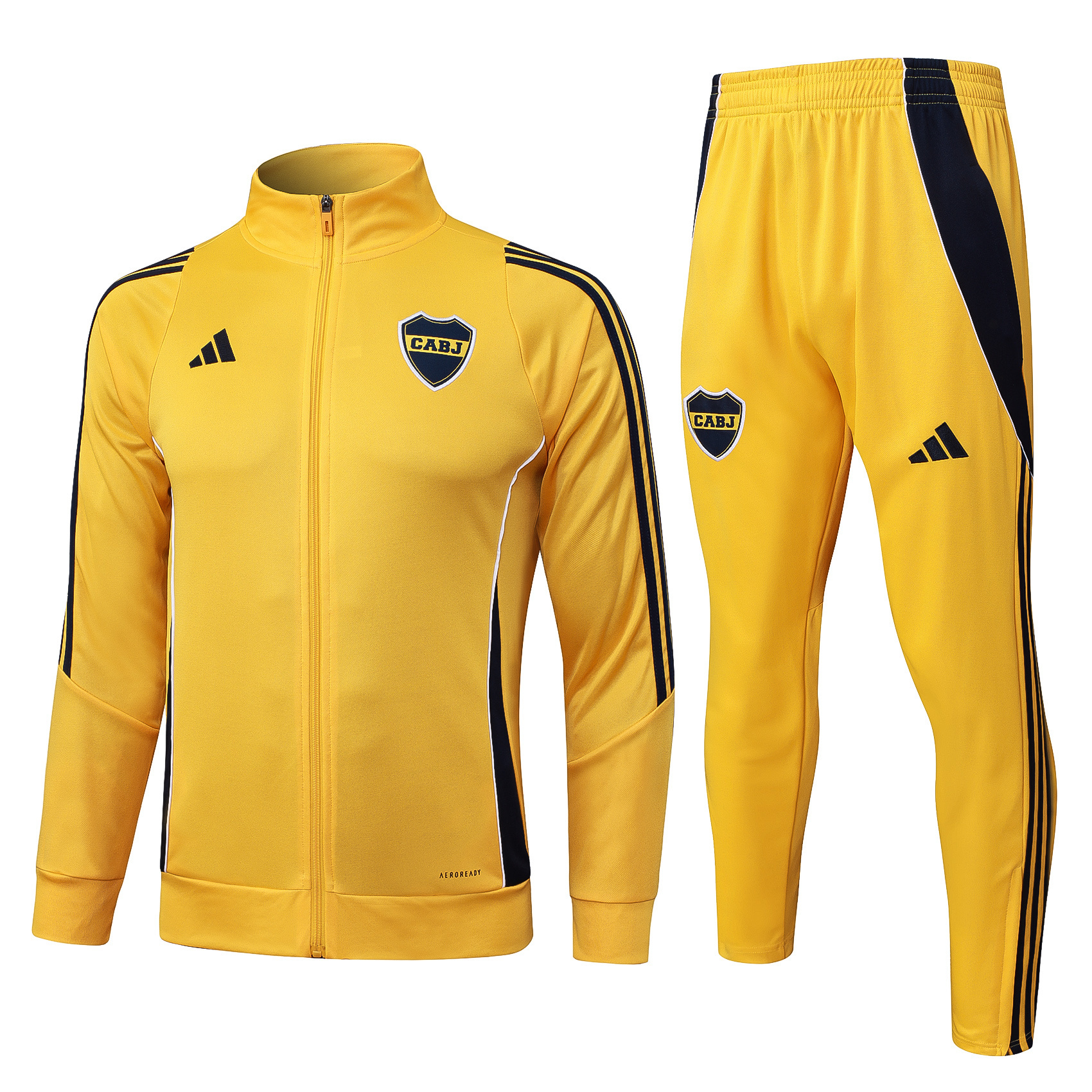 2526 Boca Full Zipper Training Suit Yellow