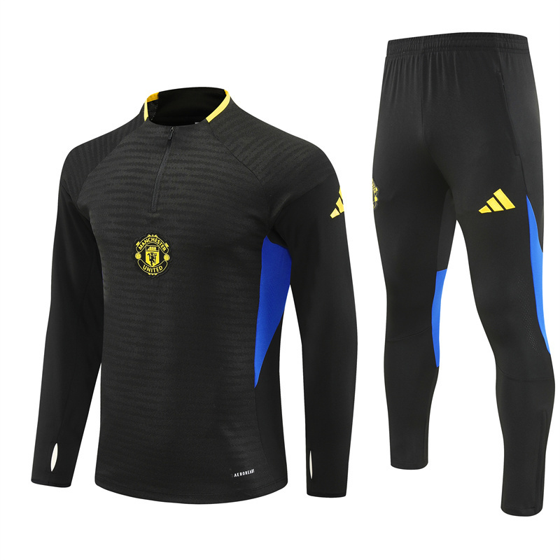 Adult / Kids 2526 Man Utd Half Zipper Training Suit