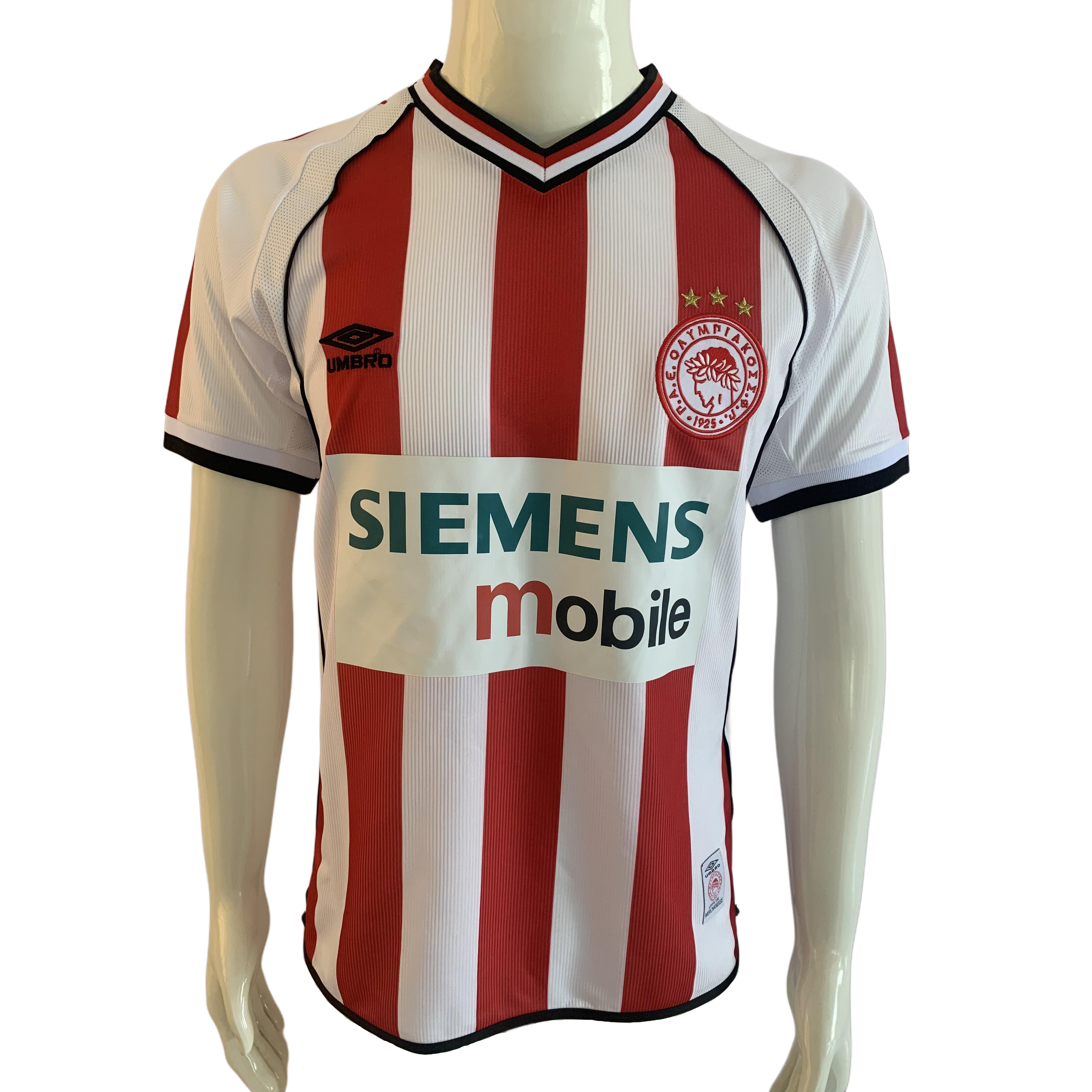 Retro Olympiacos 01/02 Home S-XXL