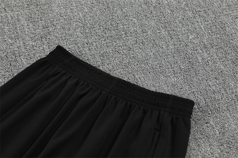 Adult / Kids 2526 LVP Half Zipper Training Suit Black