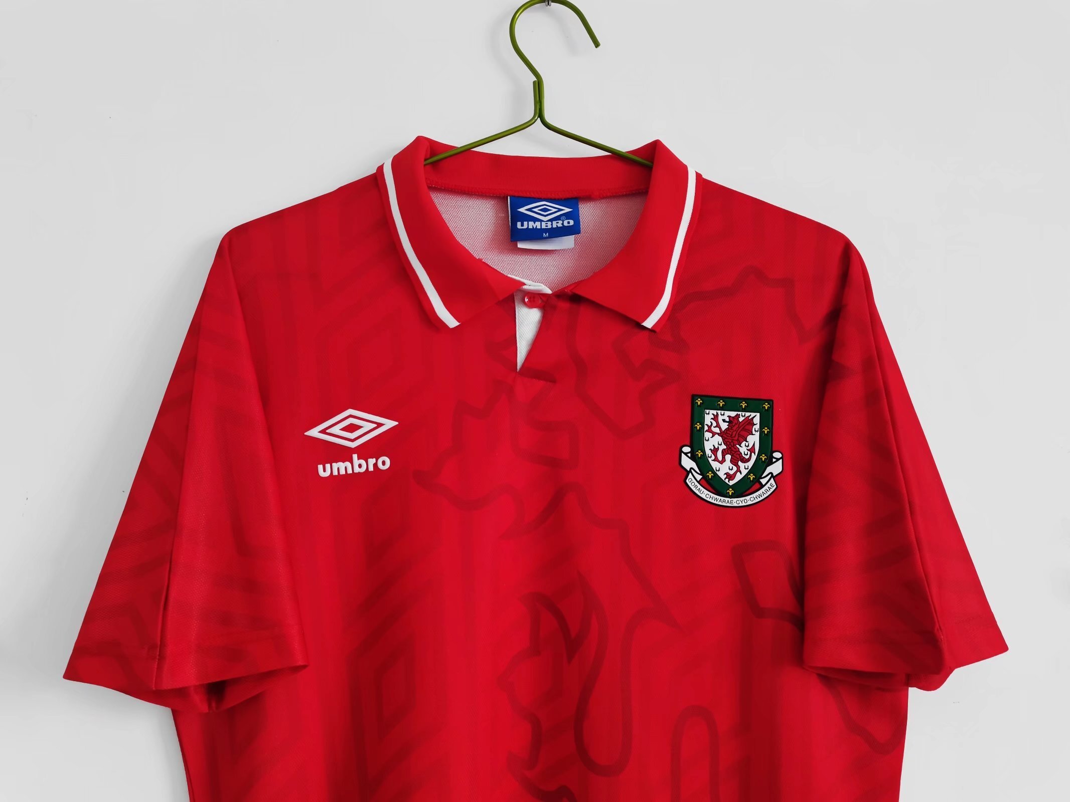 Retro 1990/92 Wales Home Jersey S-XXL