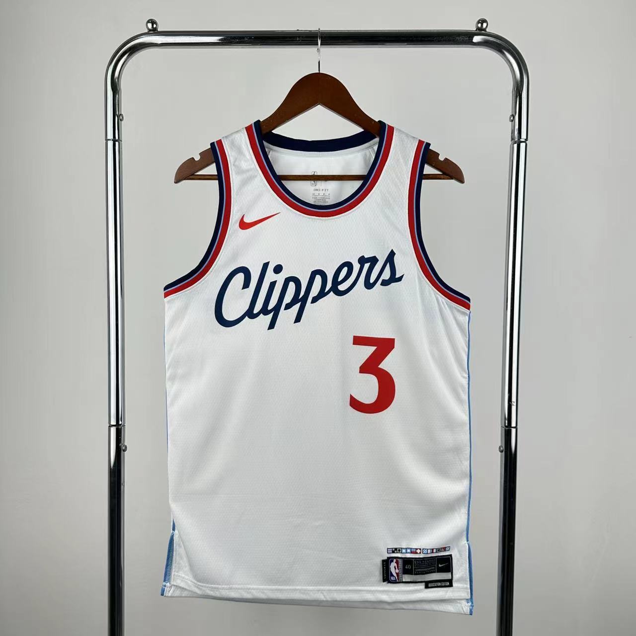25 Season Los Angeles Clippers White No.3 Paul