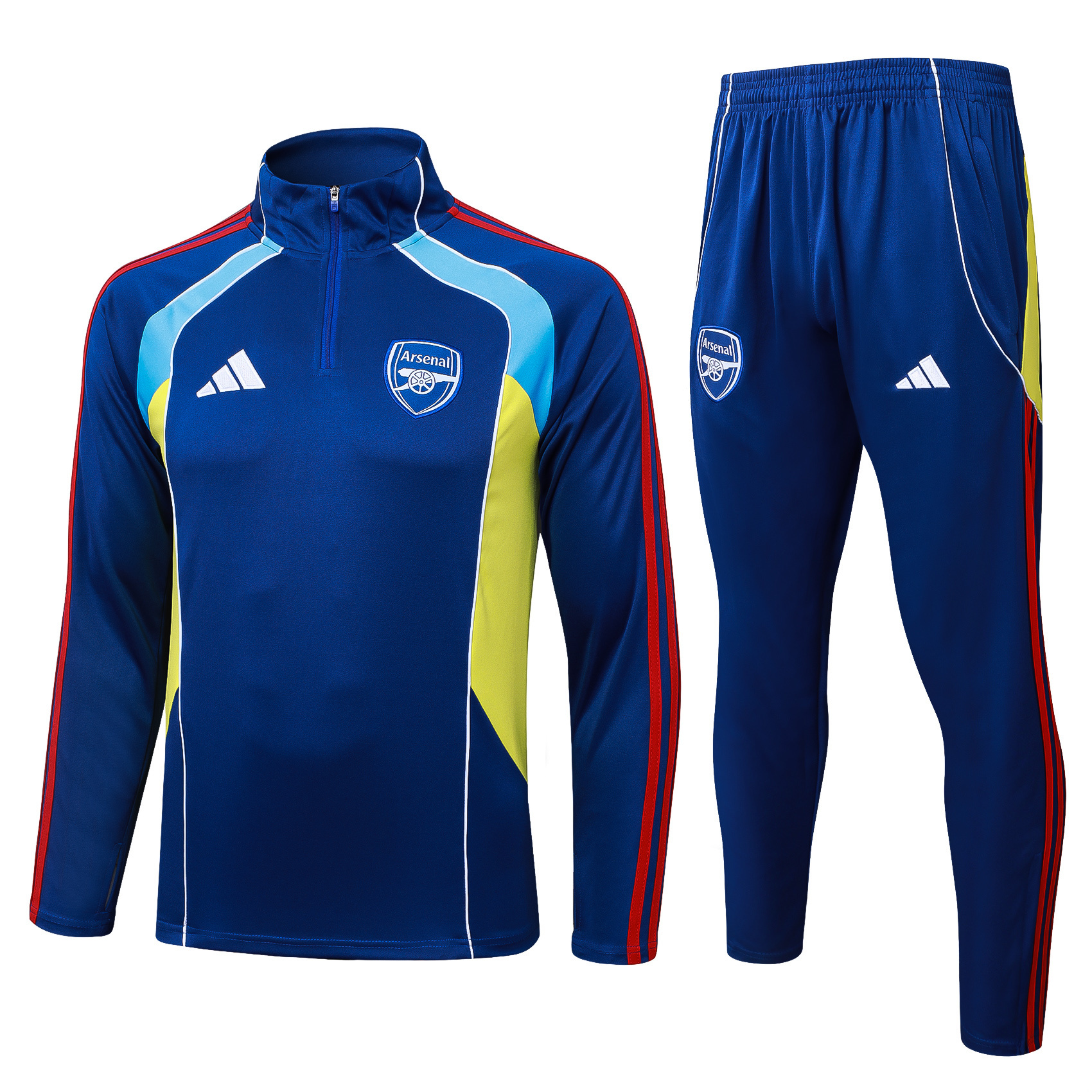 Adult / Kids 2526 Arsenal Half Zipper Training Suit