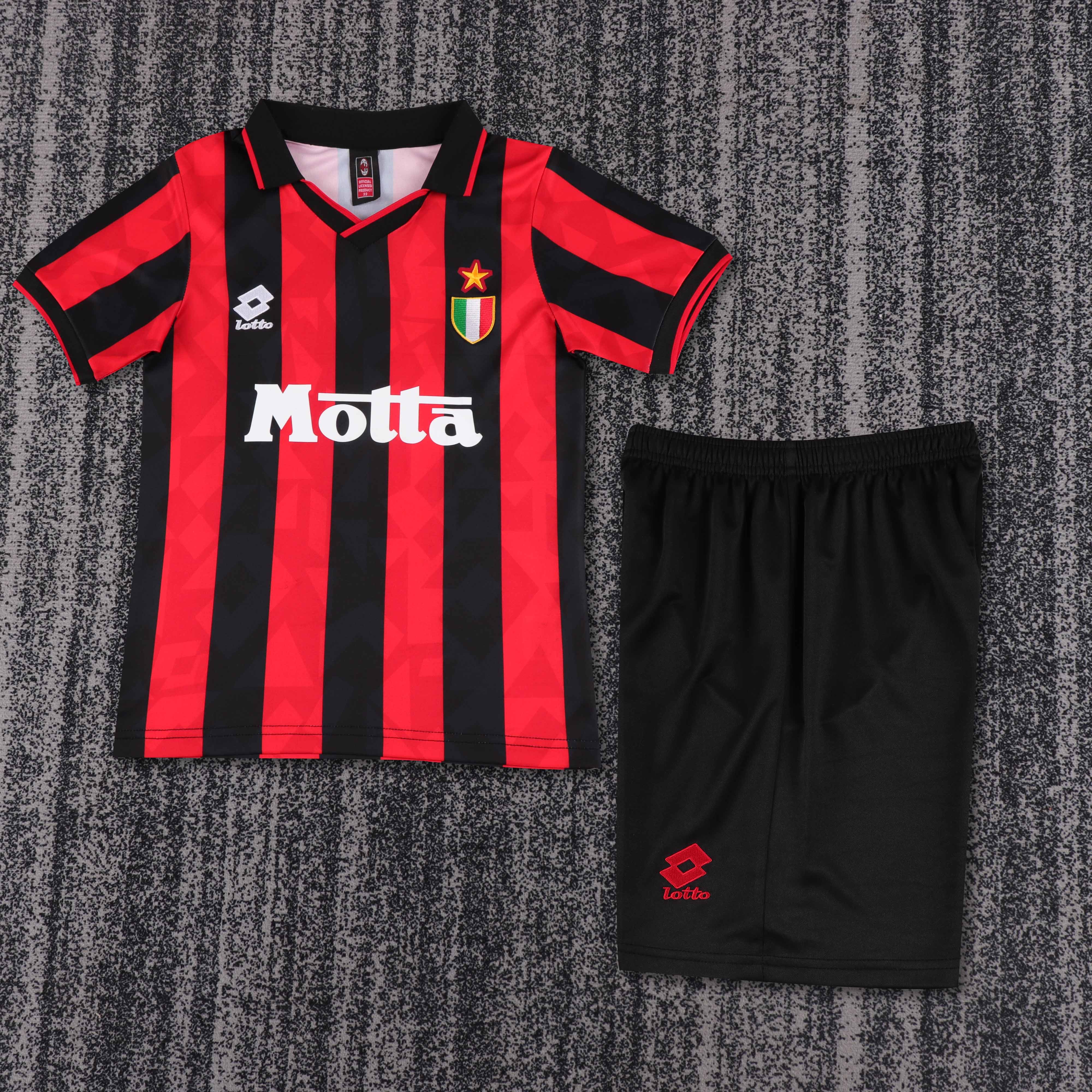 Kids Retro Kit AC Milan 93/94 Home