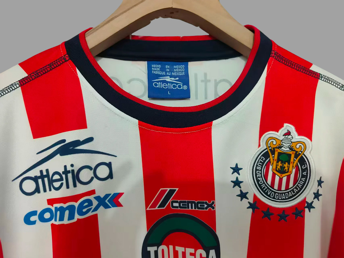 Retro 2002/03 Chivas Home Jersey Long Sleeves S-XXL