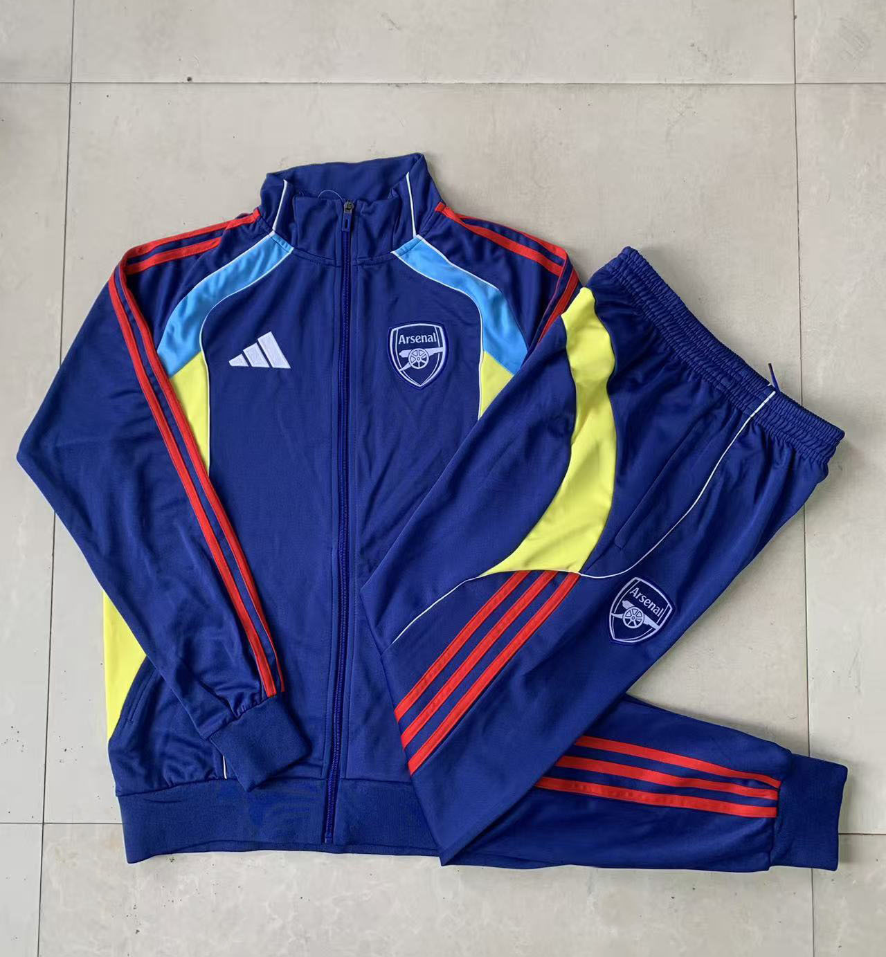Adult / Kids 2526 Arsenal Full Zipper Training Suit