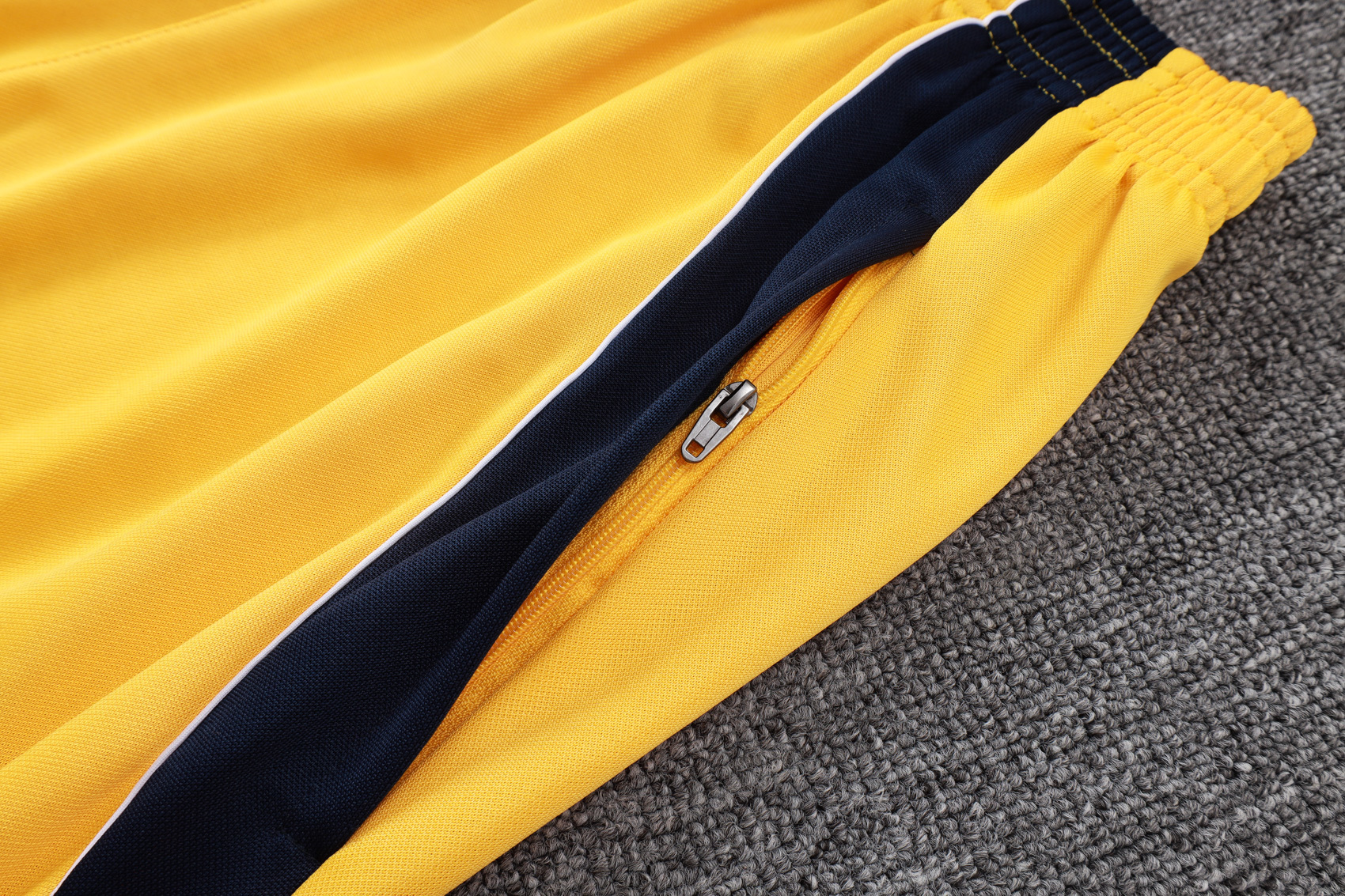 2526 Boca Full Zipper Training Suit Yellow