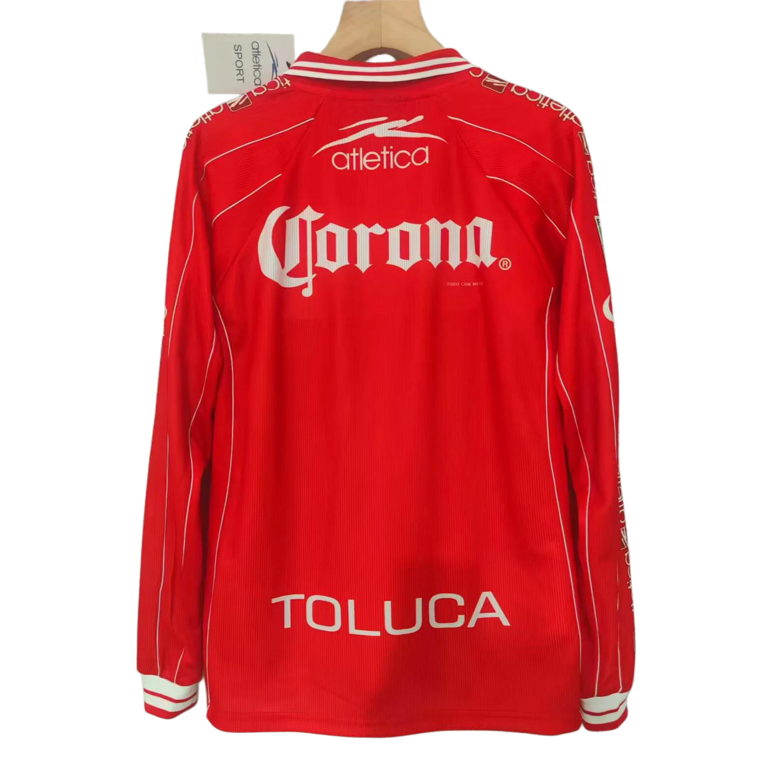 Retro TolucaCD 00/01 Home Jersey Long Sleeves S-XXL