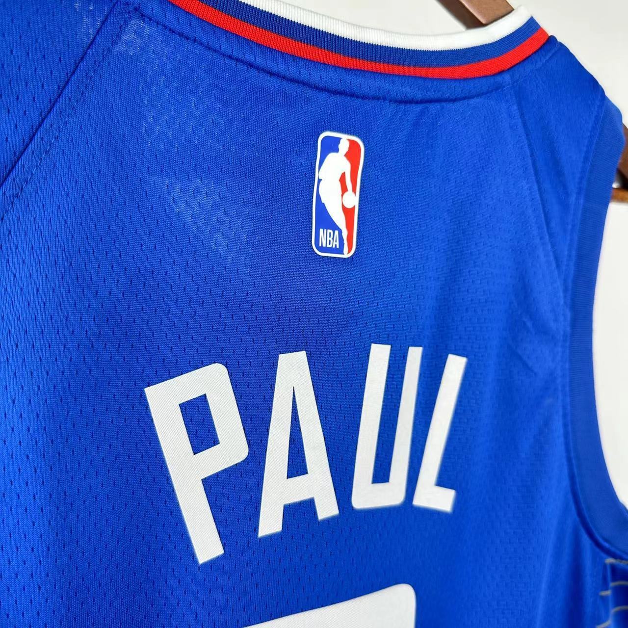 23 Season Los Angeles Clippers Away Blue  No.3 Paul