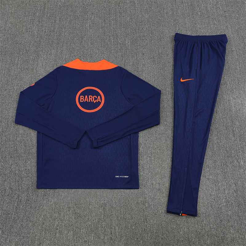 Adult / Kids Barcelona 25/26 Half Zipper Training Suit T90