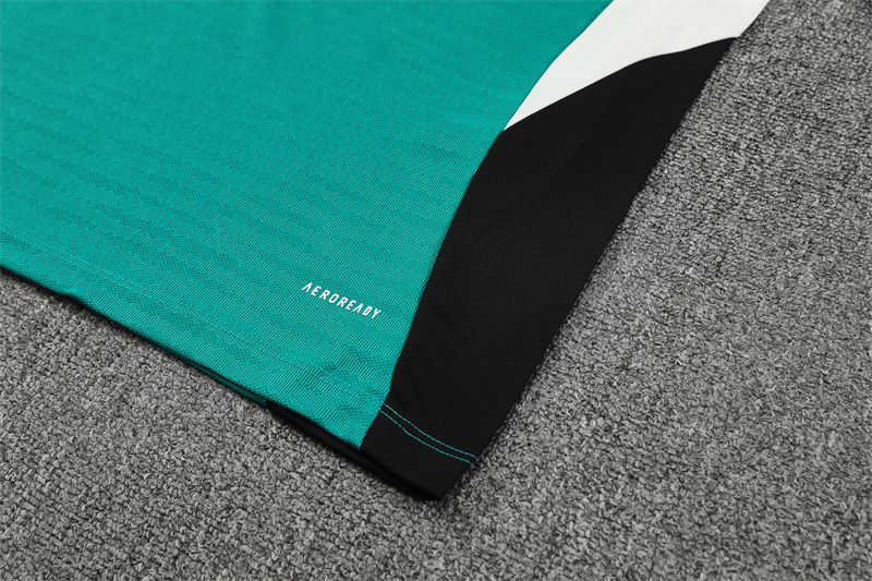 Adult / Kids 2526 LVP Half Zipper Training Suit Green