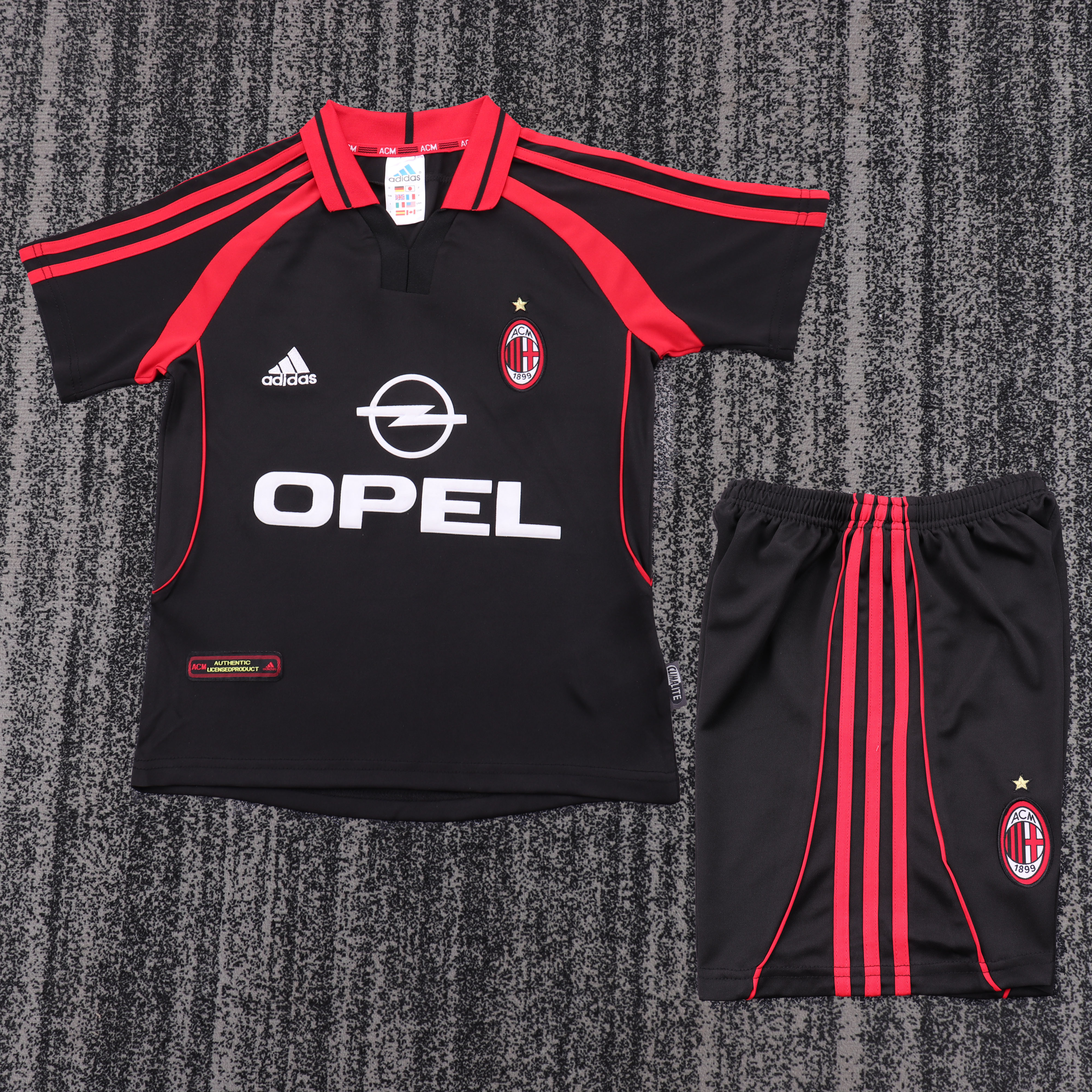 Kids Retro Kit AC Milan 00/01 Third