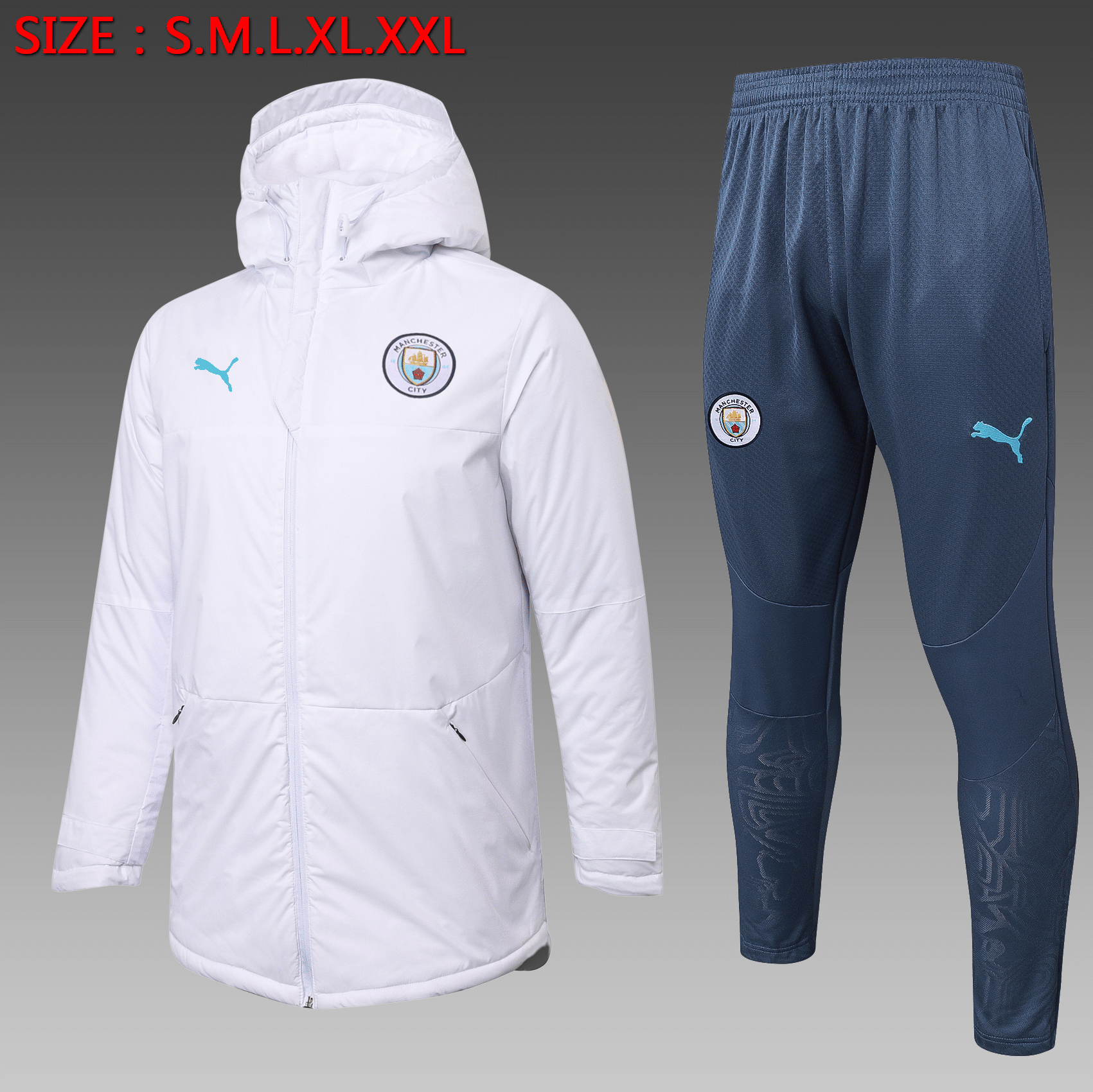 Cotton coat + pants (varies teams)