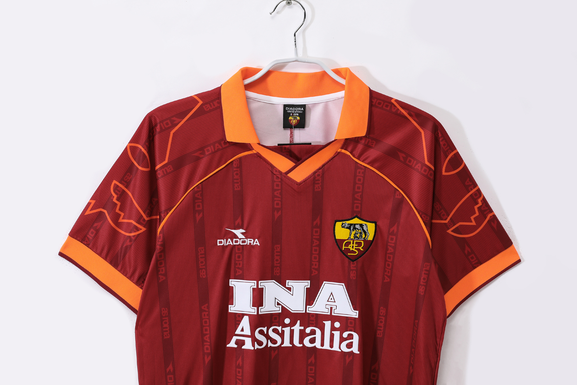 Retro Roma 99/00 Home Jersey S-XXL