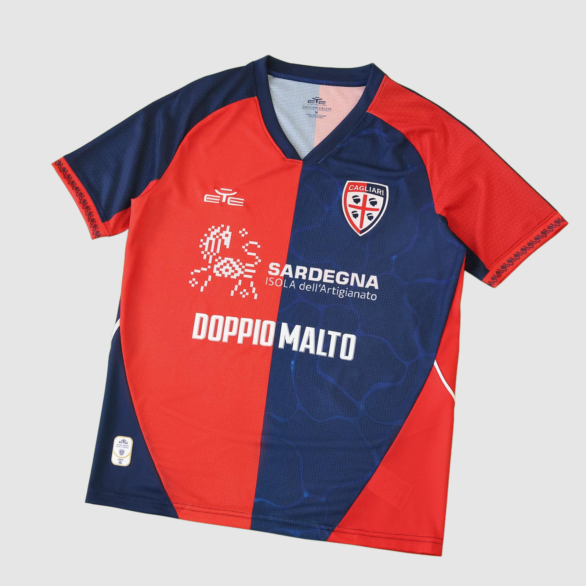 Cagliari Calcio 2025/26 Home Jersey S-XXL Fan Version