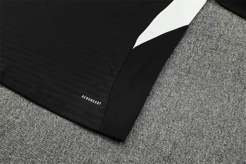 Adult / Kids 2526 LVP Half Zipper Training Suit Black