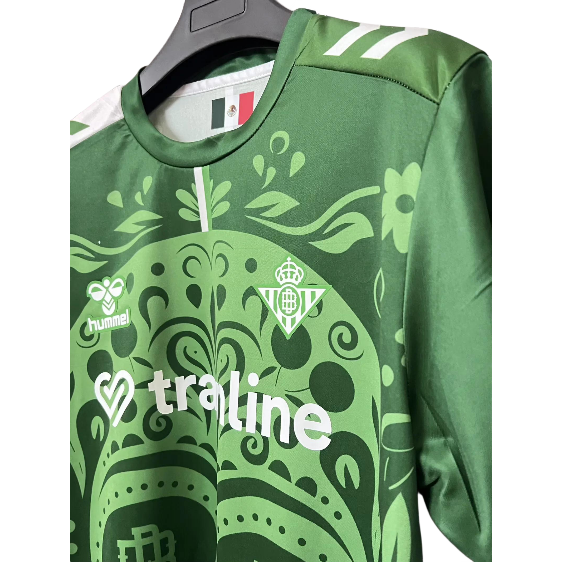 Camiseta Día De Muertos Hombre Verde