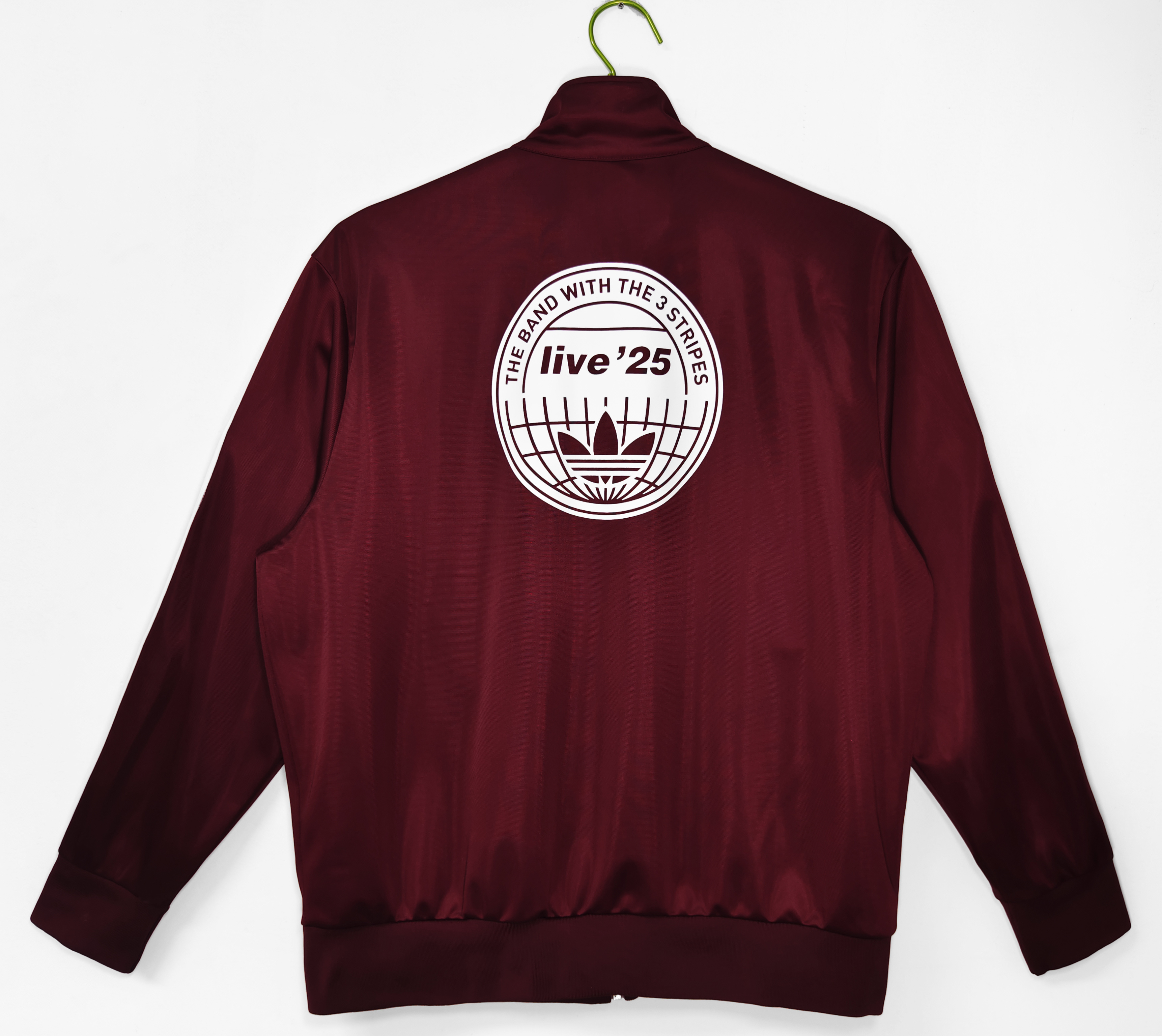 Adidas x Oasis Tour Phoenix Sports Jacket - Wine Red S-XXL